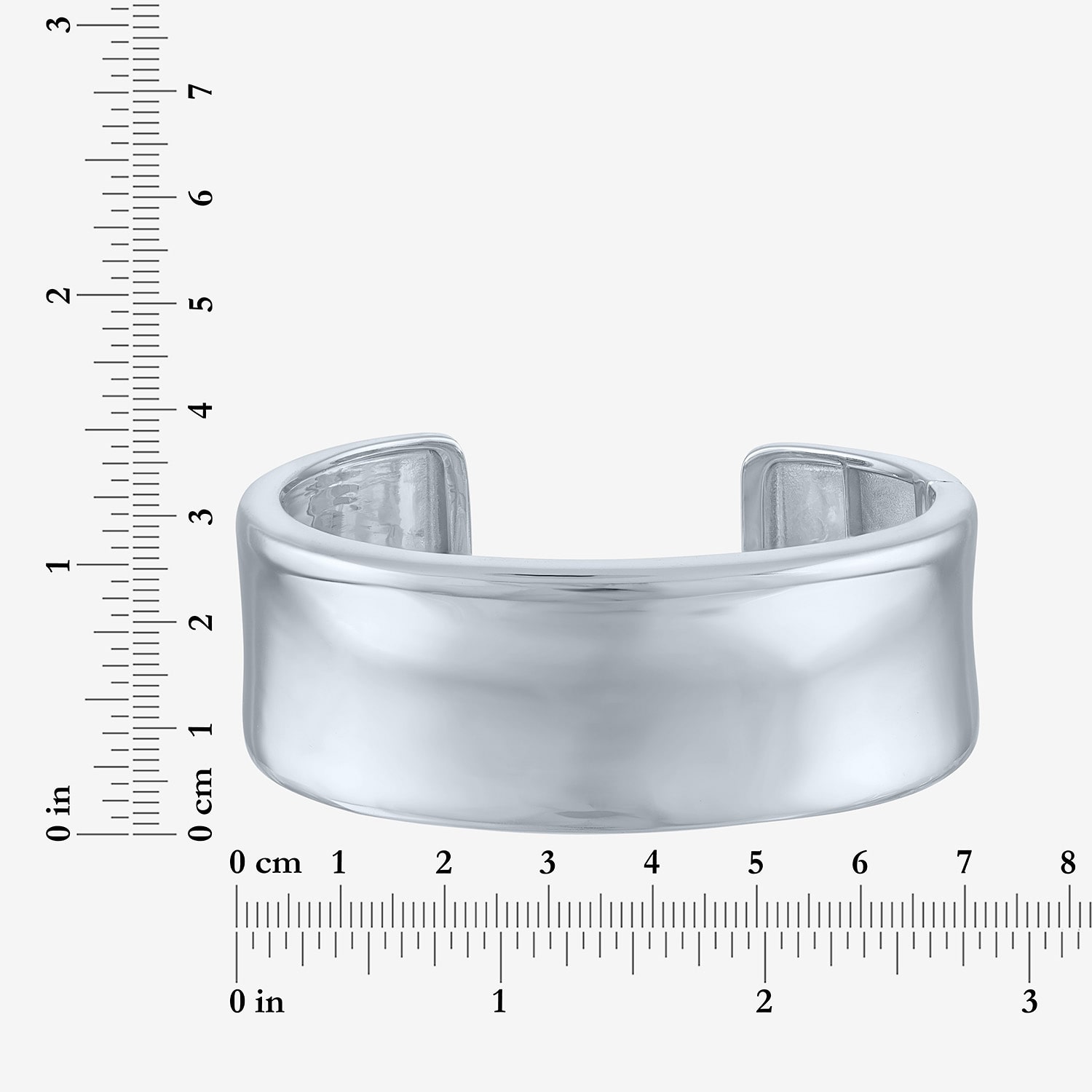 Bold Addiction Womens Pure Silver Over Brass Cuff Bracelet