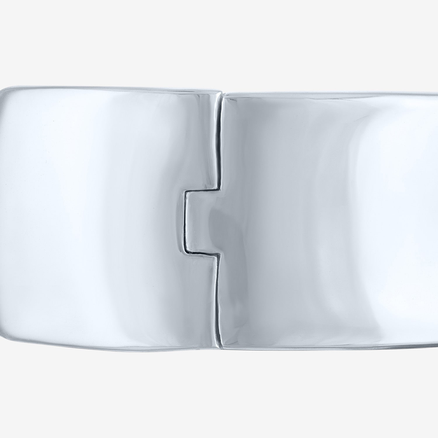 Bold Addiction Womens Pure Silver Over Brass Cuff Bracelet