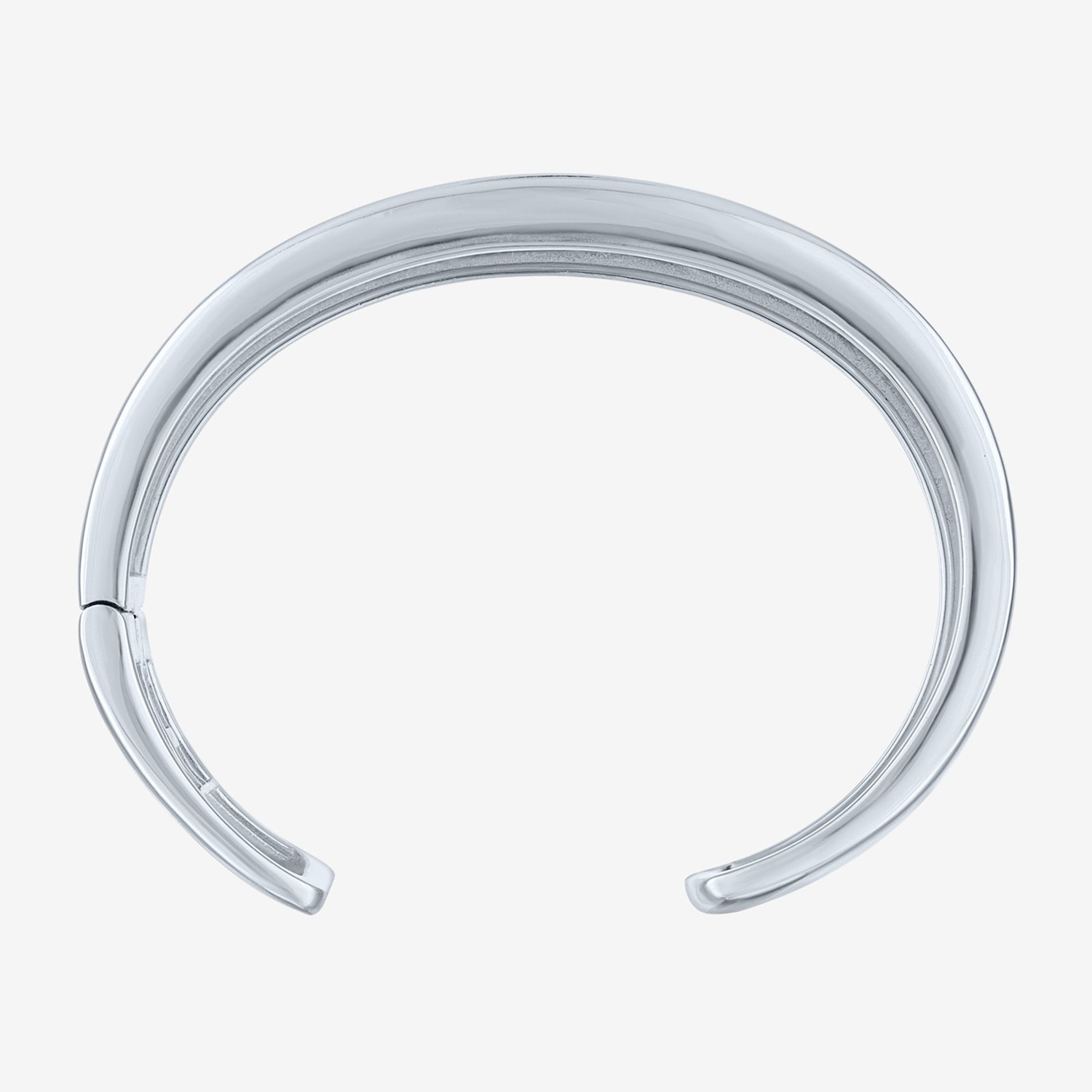 Bold Addiction Womens Pure Silver Over Brass Cuff Bracelet