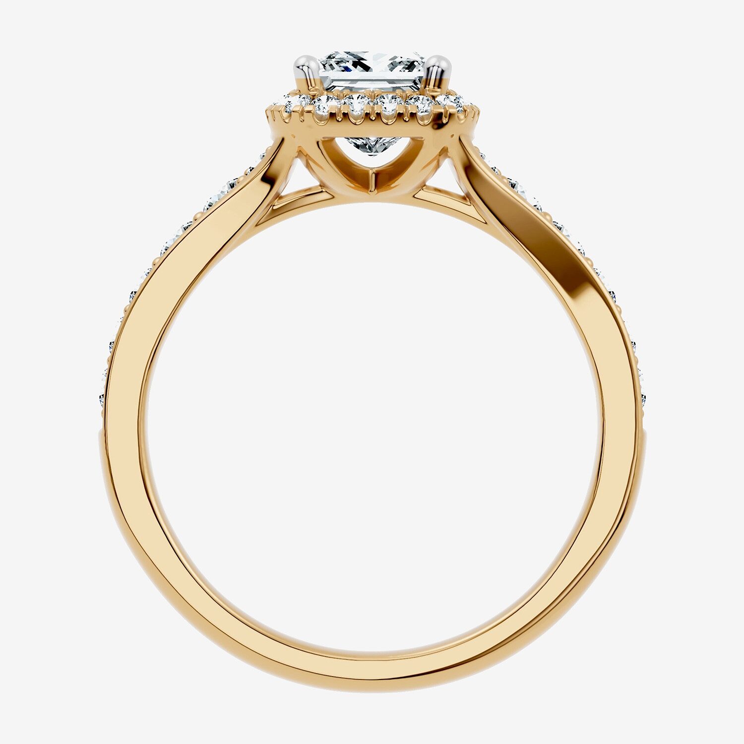 (F-G / Vs2-Si1) Womens 1 1/2 CT. T.W. Lab Grown White Diamond Sterling Silver Side Stone Halo Engagement Ring