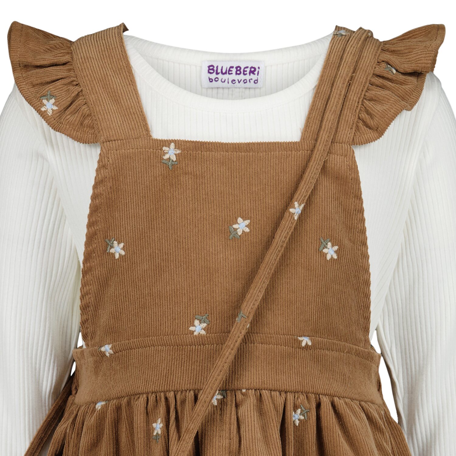 Blueberi Boulevard Toddler Girls Embroidered Floral 3-pc. Dress Set