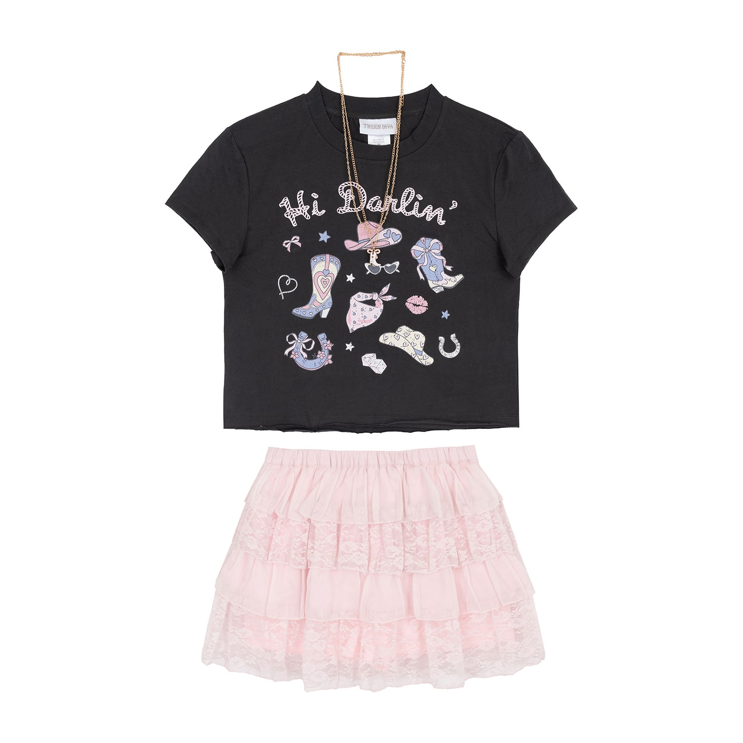 Rare Editions Big Kid Girls 2-pc. Skirt Set