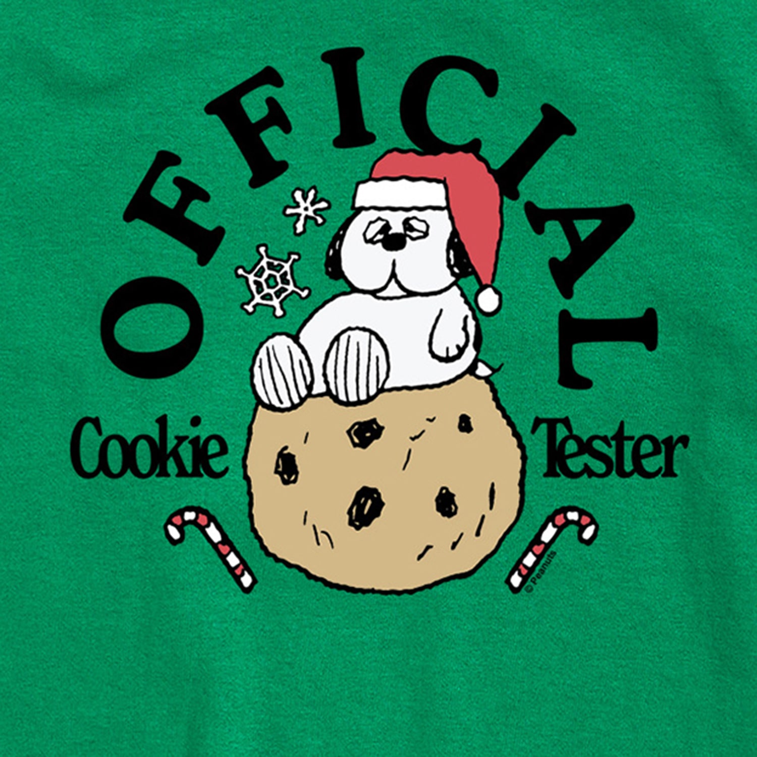 Official Cookie Tester Olaf Little & Big Kid Boys Crew Neck Short Sleeve Regular Fit Peanuts Graphic T-Shirt