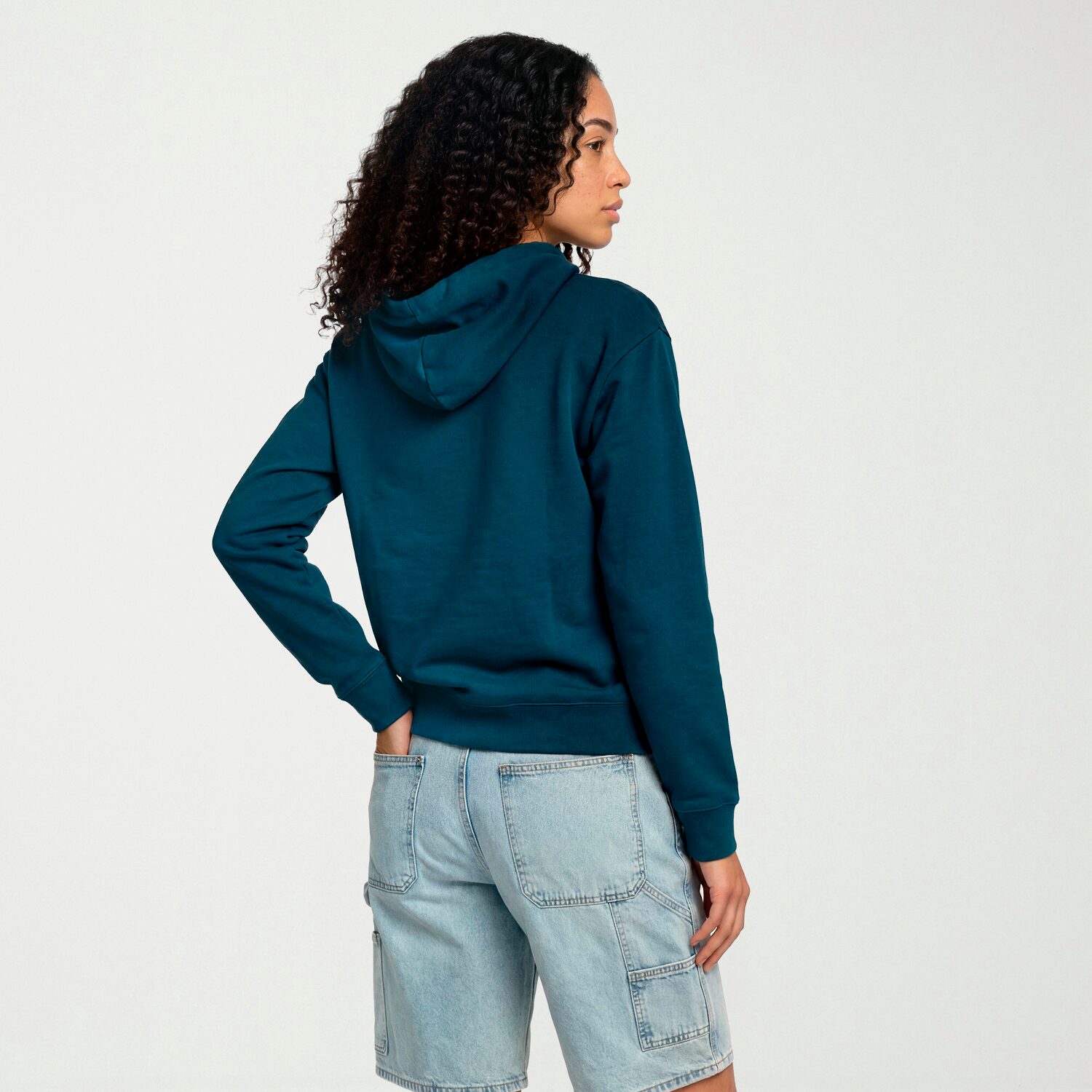 PUMA Womens Long Sleeve Fleece Zipper Hoodie