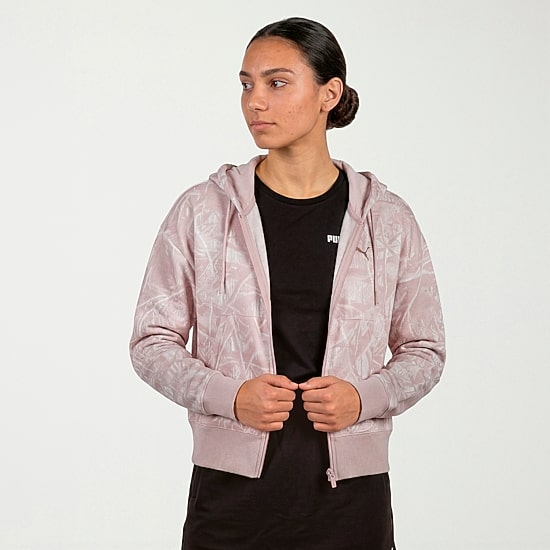 PUMA Womens Hooded Long Sleeve Sweatshirt