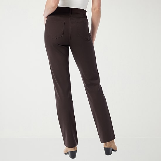 Gloria Vanderbilt Womens High Rise Ponte Pant