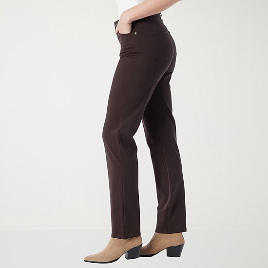 Gloria Vanderbilt Womens High Rise Ponte Pant