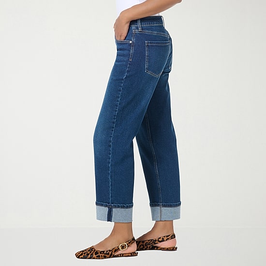 Gloria Vanderbilt Womens Mid Rise Straight Leg Jean