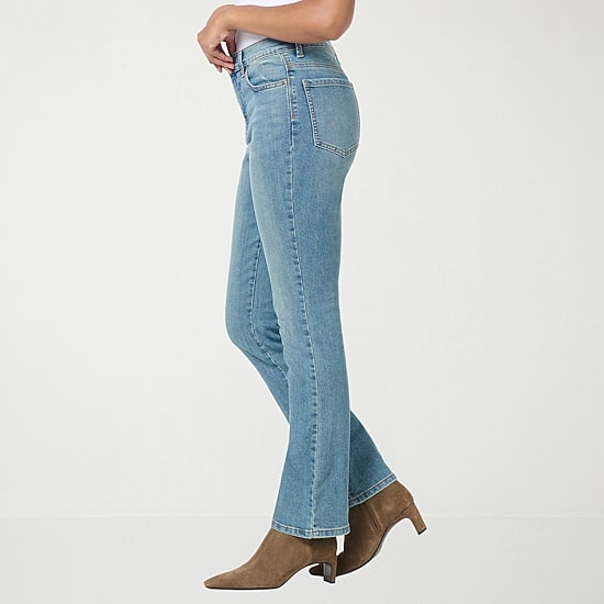 Gloria Vanderbilt Amanda Womens High Rise Stretch Fabric Bootcut Jean