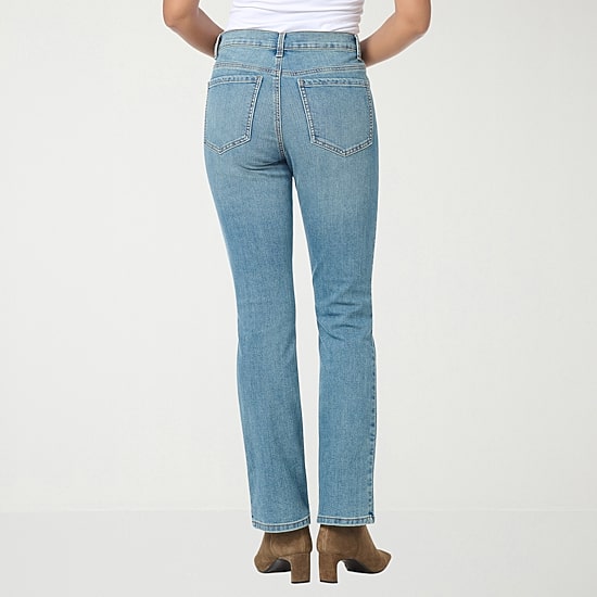 Gloria Vanderbilt Amanda Womens High Rise Stretch Fabric Bootcut Jean