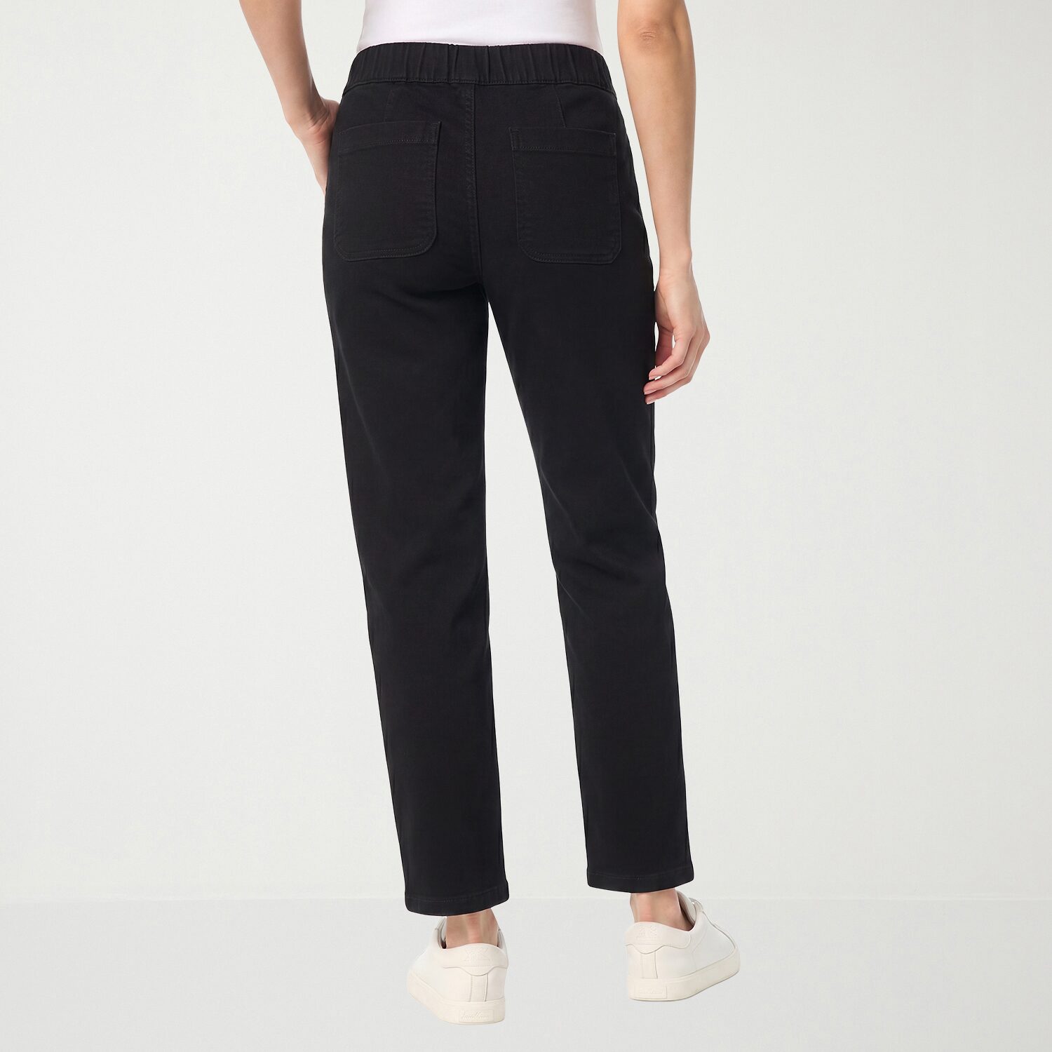 Gloria Vanderbilt Womens Anya Straight Leg Knit Denim