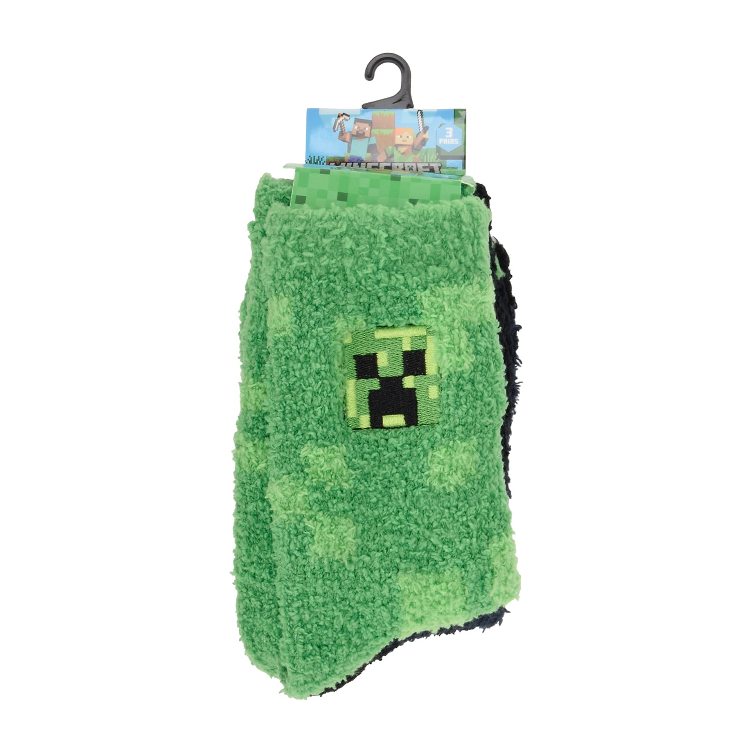 Boys 3 Pair Minecraft Crew Socks
