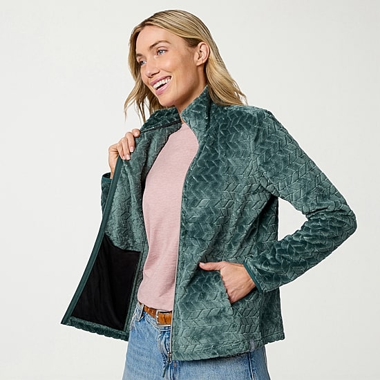 Free Country Womens Fleece Lightweight Jacket