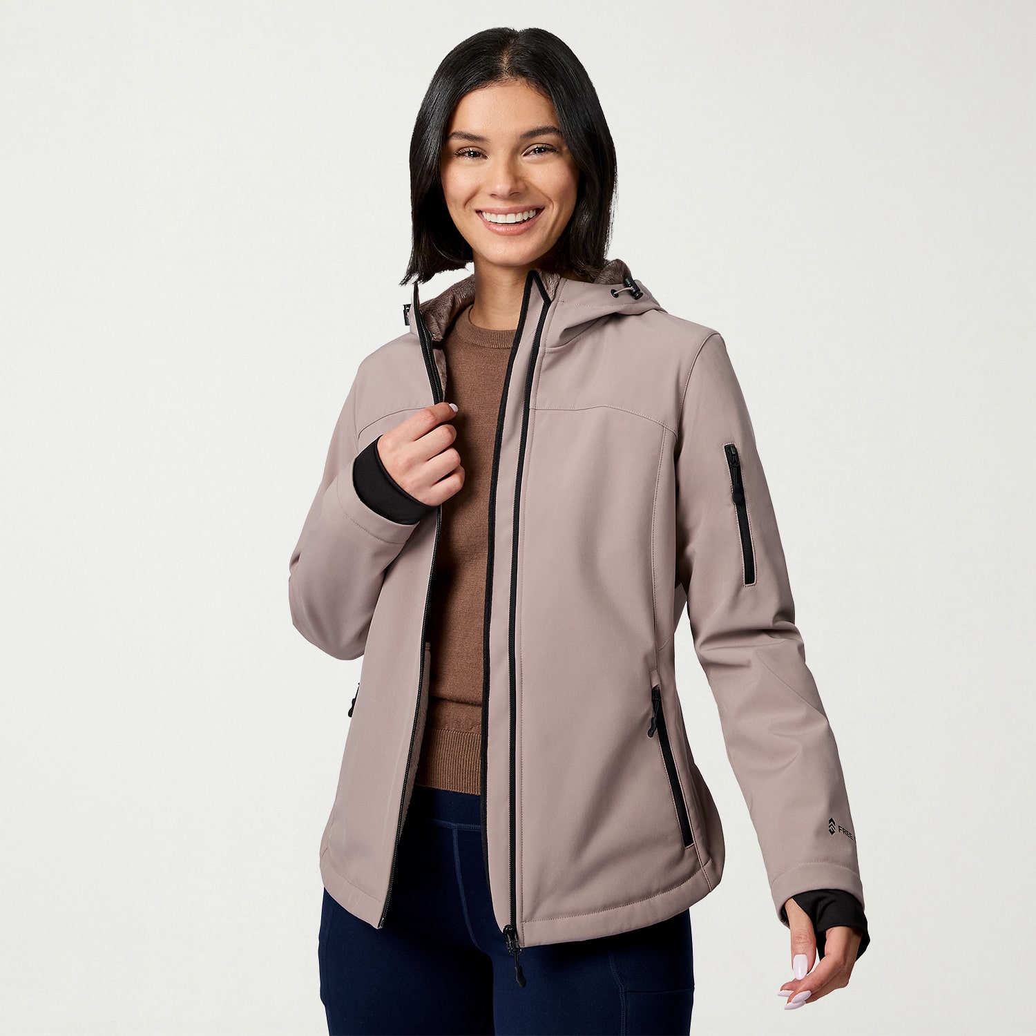 Free Country Womens Water Resistant Lightweight Softshell Jacket