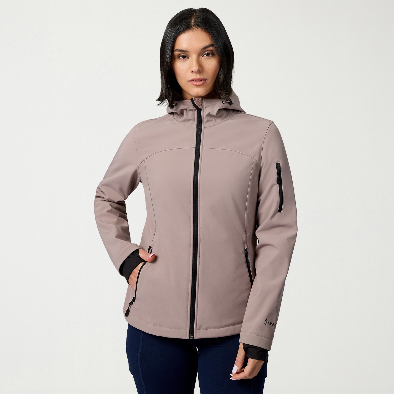 Free Country Womens Water Resistant Lightweight Softshell Jacket