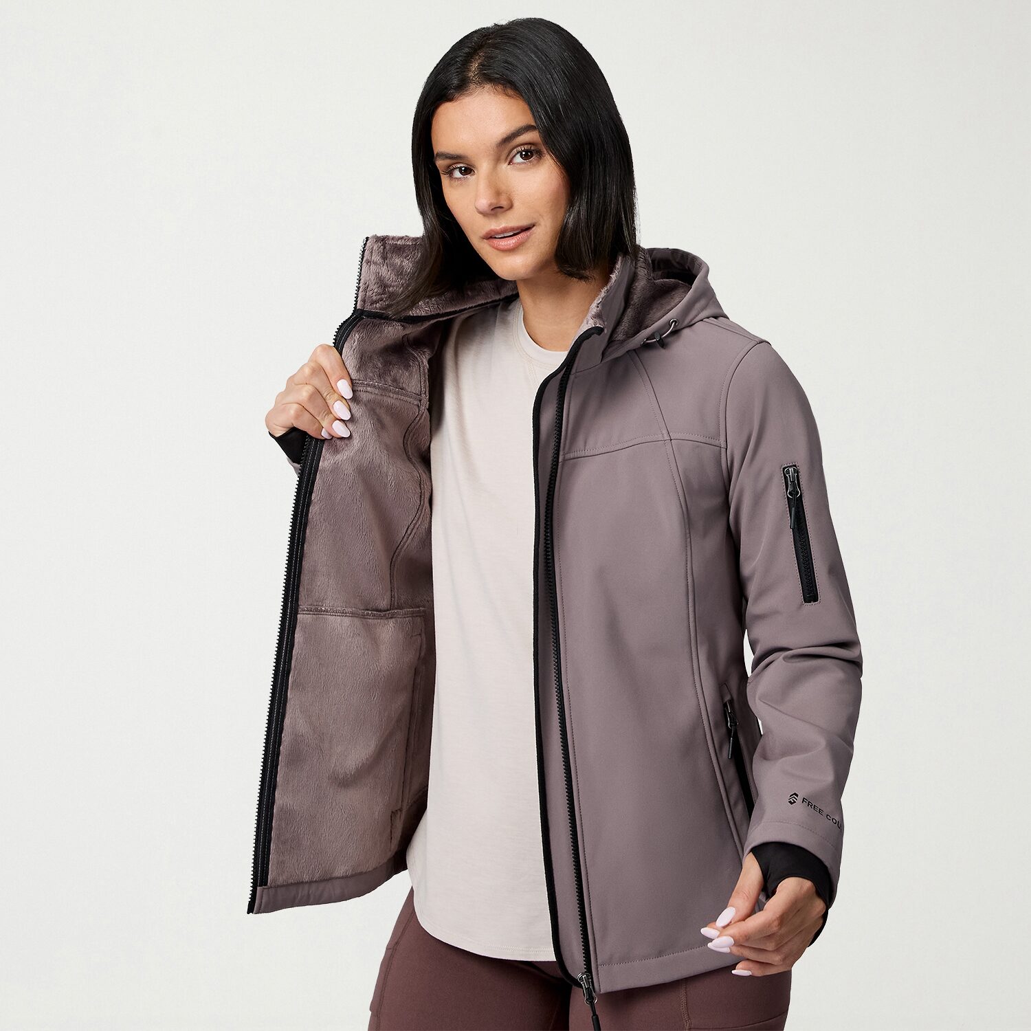 Free Country Womens Water Resistant Lightweight Softshell Jacket