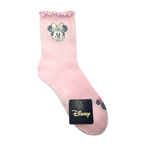 Licensed Properties Womens Multi-pack 3 Pair Mickey Mouse Quarter Ankle Socks In Pink