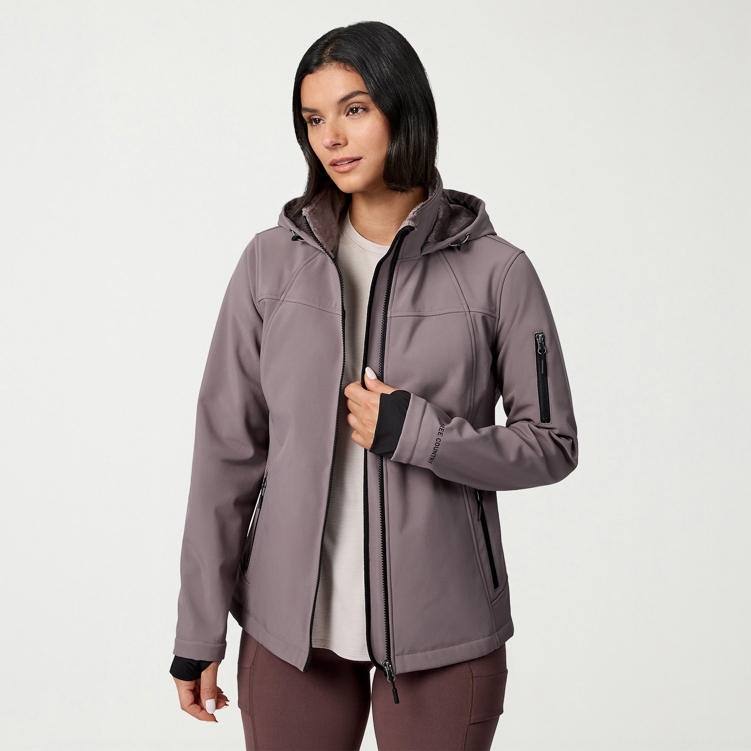 Free Country Womens Water Resistant Lightweight Softshell Jacket