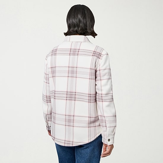Free Country Womens Fleece Lightweight Shirt Jacket