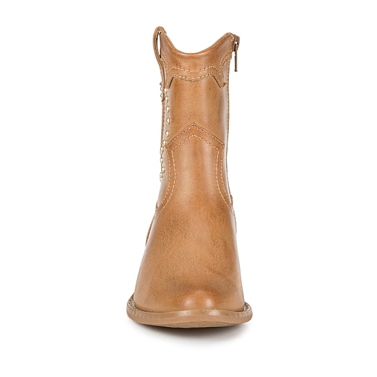 Baretraps Womens Nova Embellished Stacked Heel Booties