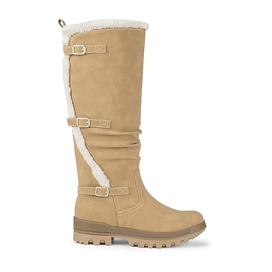 Baretraps Womens Baretraps Navia Tall Cold Weather Boot Flat Heel Booties
