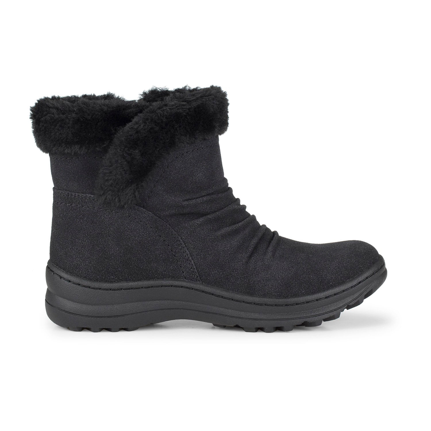 Baretraps Womens Atlee Cold Weather Boot Stacked Heel Booties