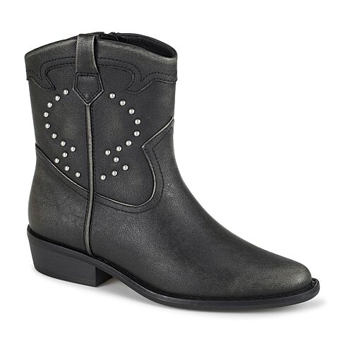 Baretraps Womens Baretvaps Nova Embellished Boot Stacked Heel Booties In Black