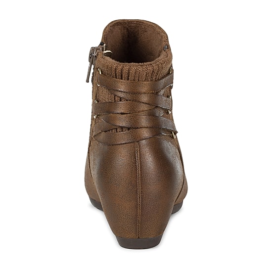 Baretraps Womens Payten Wedge Heel Booties