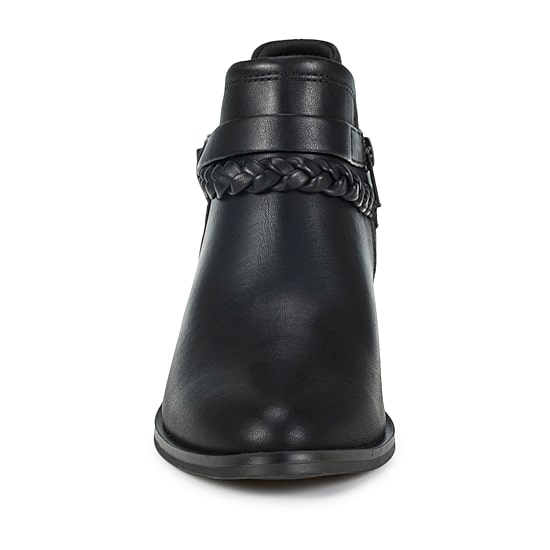 Baretraps Womens Baretraps Daisie Buckle Bootie Stacked Heel Booties