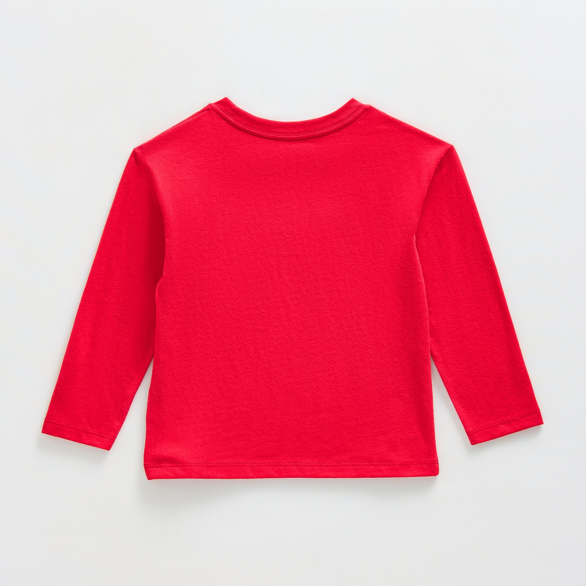 Toddler Boys Crew Neck Long Sleeve Regular Fit Spiderman Graphic T-Shirt