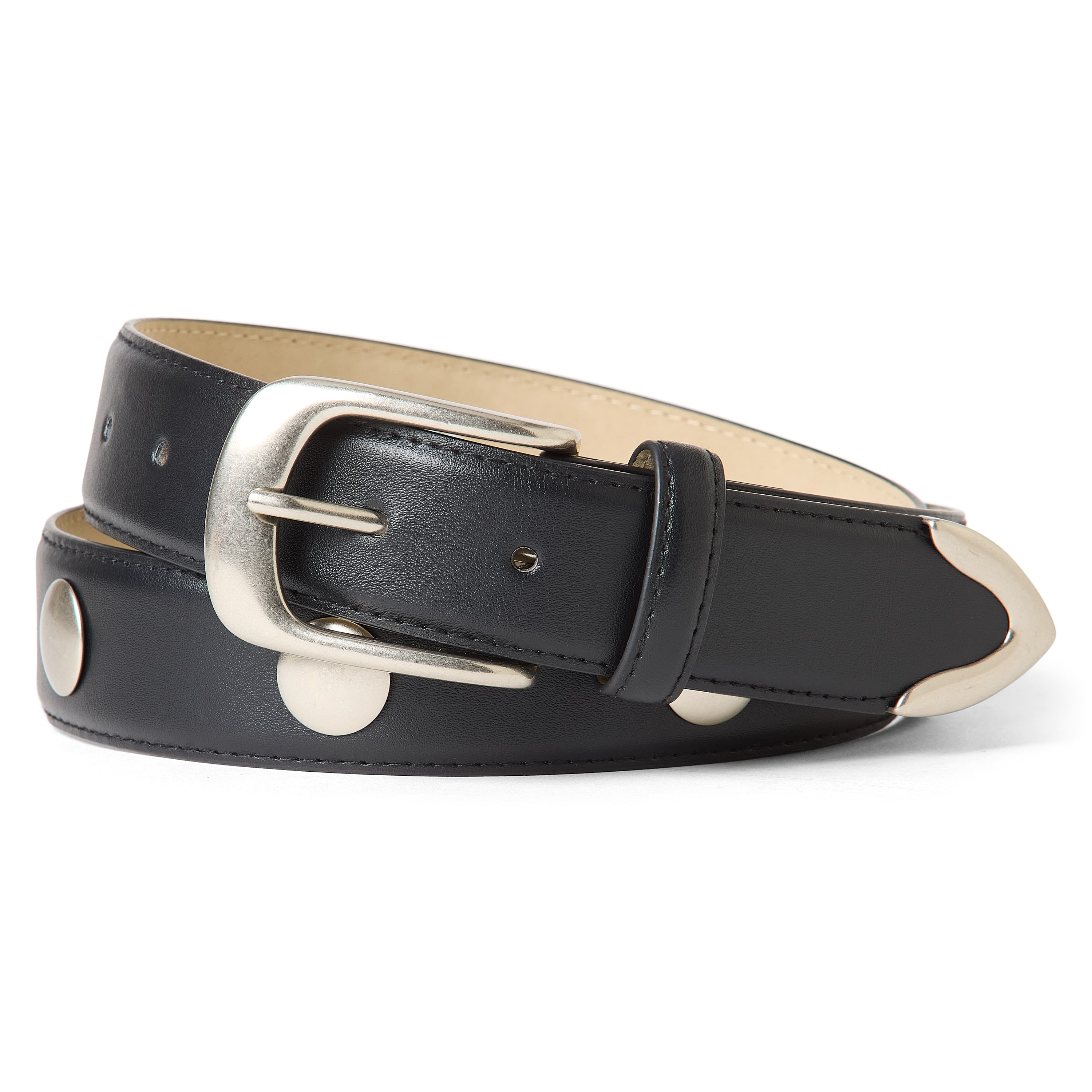 Arizona 34mm Large Stud Womens Belt, Color: Black - JCPenney