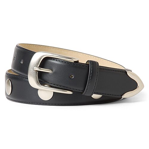 Arizona 34mm Large Stud Womens Belt In Black