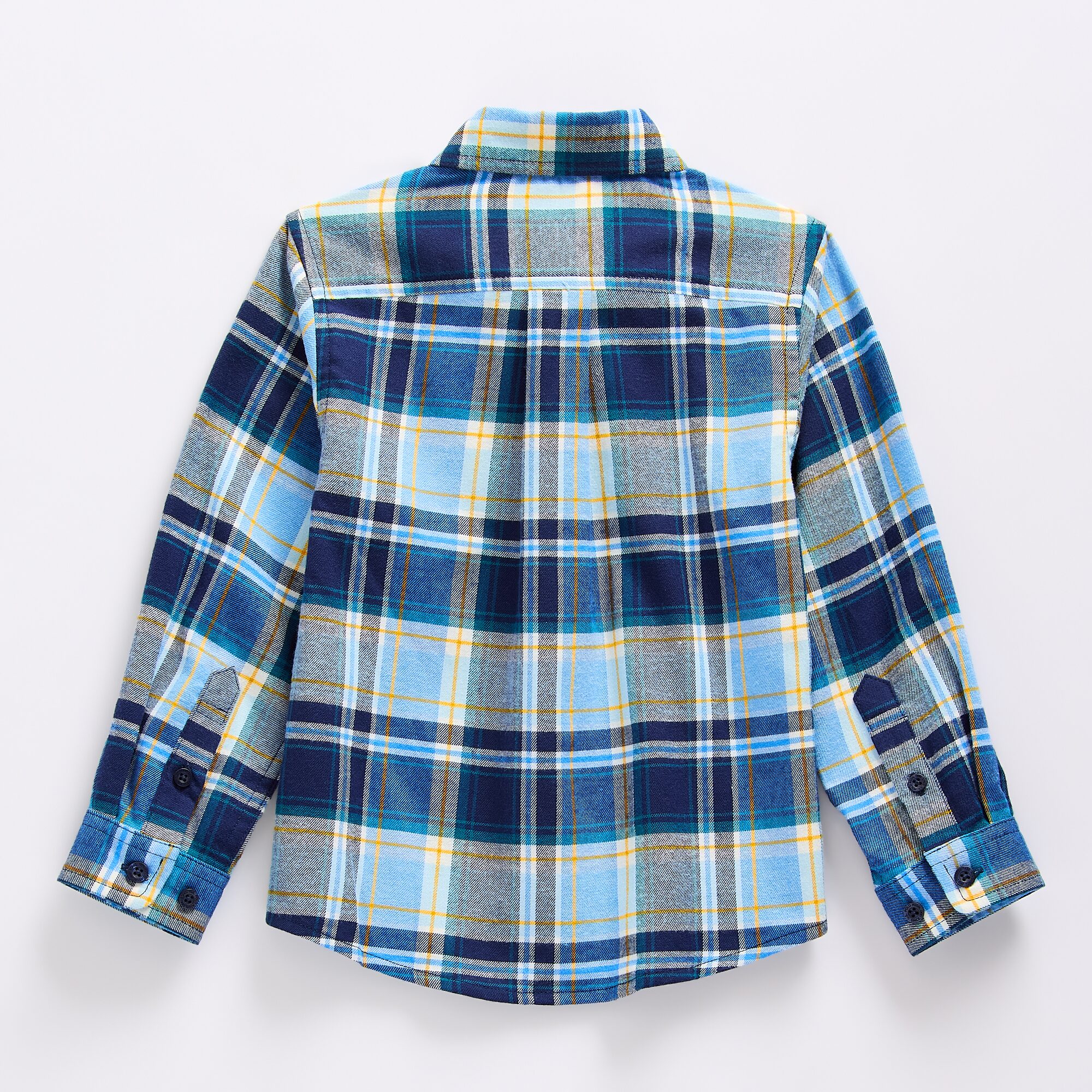 U.S. Polo Assn. Toddler Boys Long Sleeve Cuffed Regular Fit Button-Down Shirt