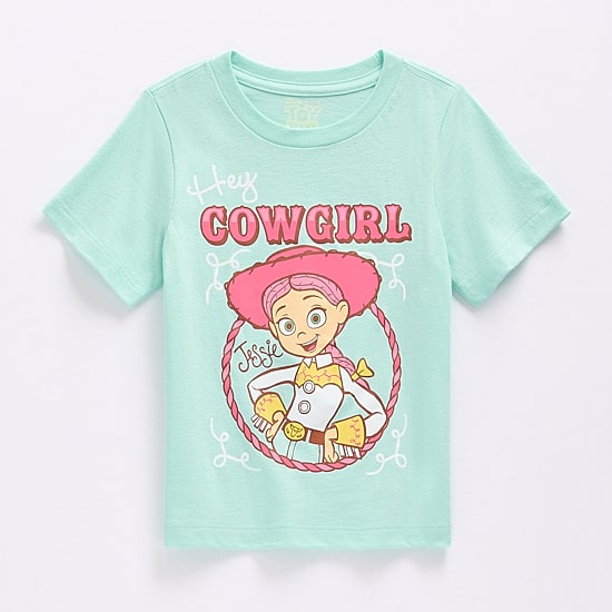 Toddler Girls Crew Neck Short Sleeve Regular Fit Toy Story Graphic T-Shirt