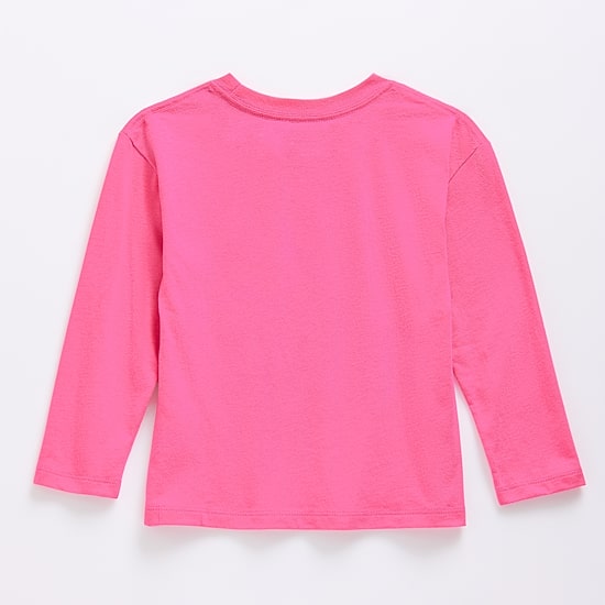 Toddler Girls Crew Neck Long Sleeve Regular Fit Minnie Mouse Graphic T-Shirt