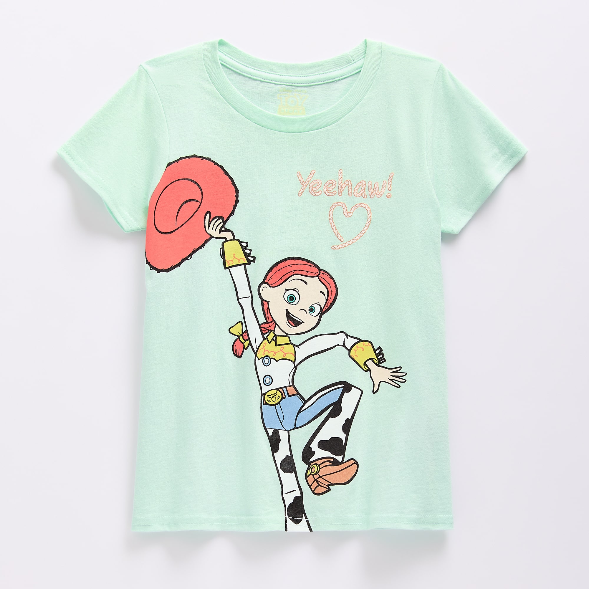 Disney Collection Girls Round Neck Short Sleeve Regular Fit Toy Story Graphic T-Shirt