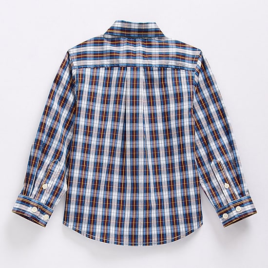 U.S. Polo Assn. Toddler Boys Long Sleeve Cuffed Regular Fit Button-Down Shirt