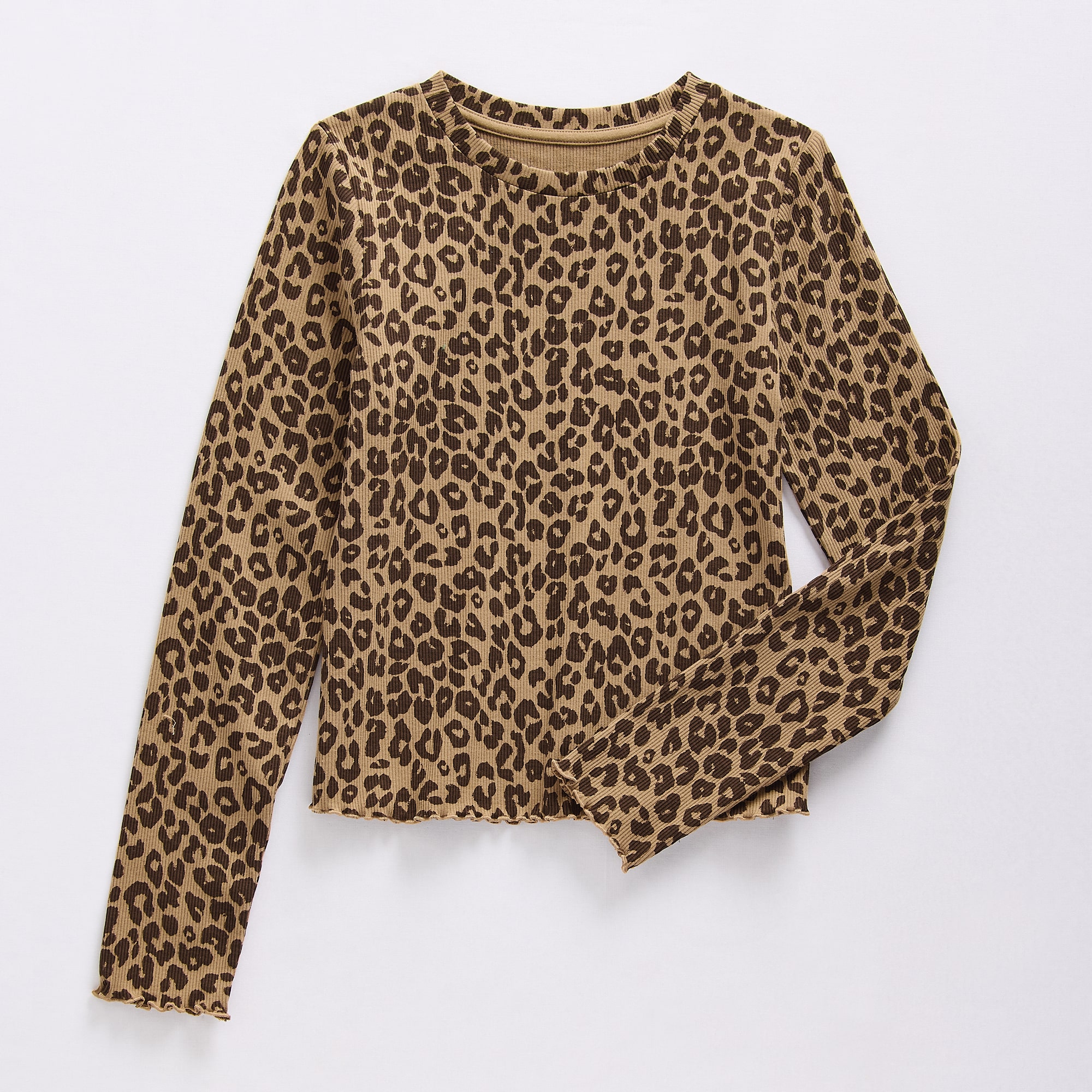 Thereabouts Little & Big Kid Girls Crew Neck Long Sleeve T-Shirt
