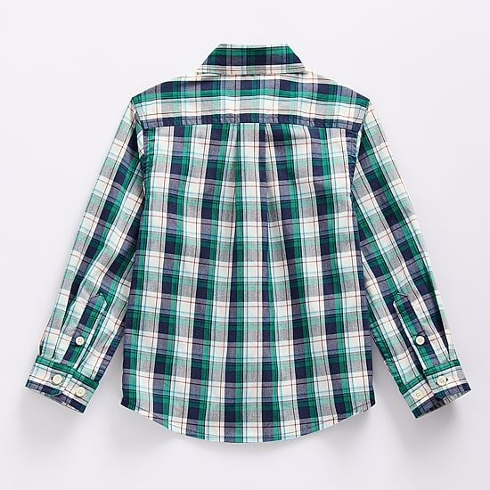 U.S. Polo Assn. Toddler Boys Long Sleeve Cuffed Regular Fit Button-Down Shirt