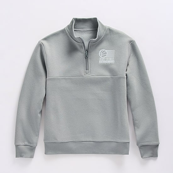 Xersion Little & Big Kid Boys Mock Neck Long Sleeve Fleece Active Quarter-Zip Pullover