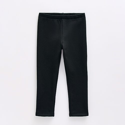 Okie Dokie Toddler & Little Girls Fleece Skinny Full Length Leggings, 6x, Black