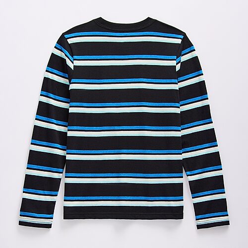 Thereabouts Little & Big Kid Boys Crew Neck Long Sleeve T-shirt In Black