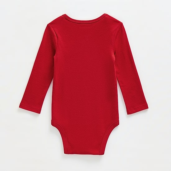 Okie Dokie Baby Unisex Crew Neck Long Sleeve Rib Bodysuit, Color ...