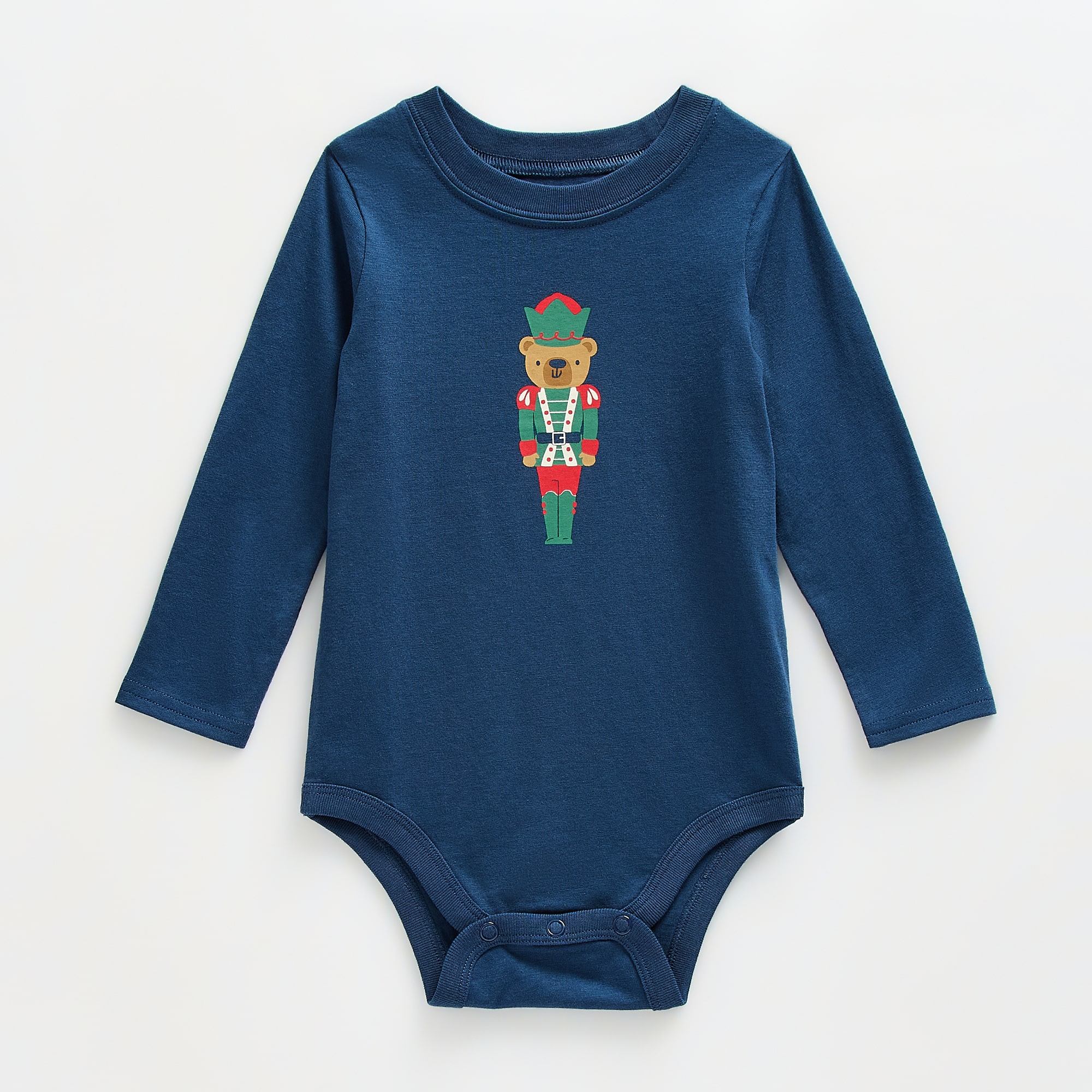 Okie Dokie Baby Boys Crew Neck Long Sleeve Bodysuit