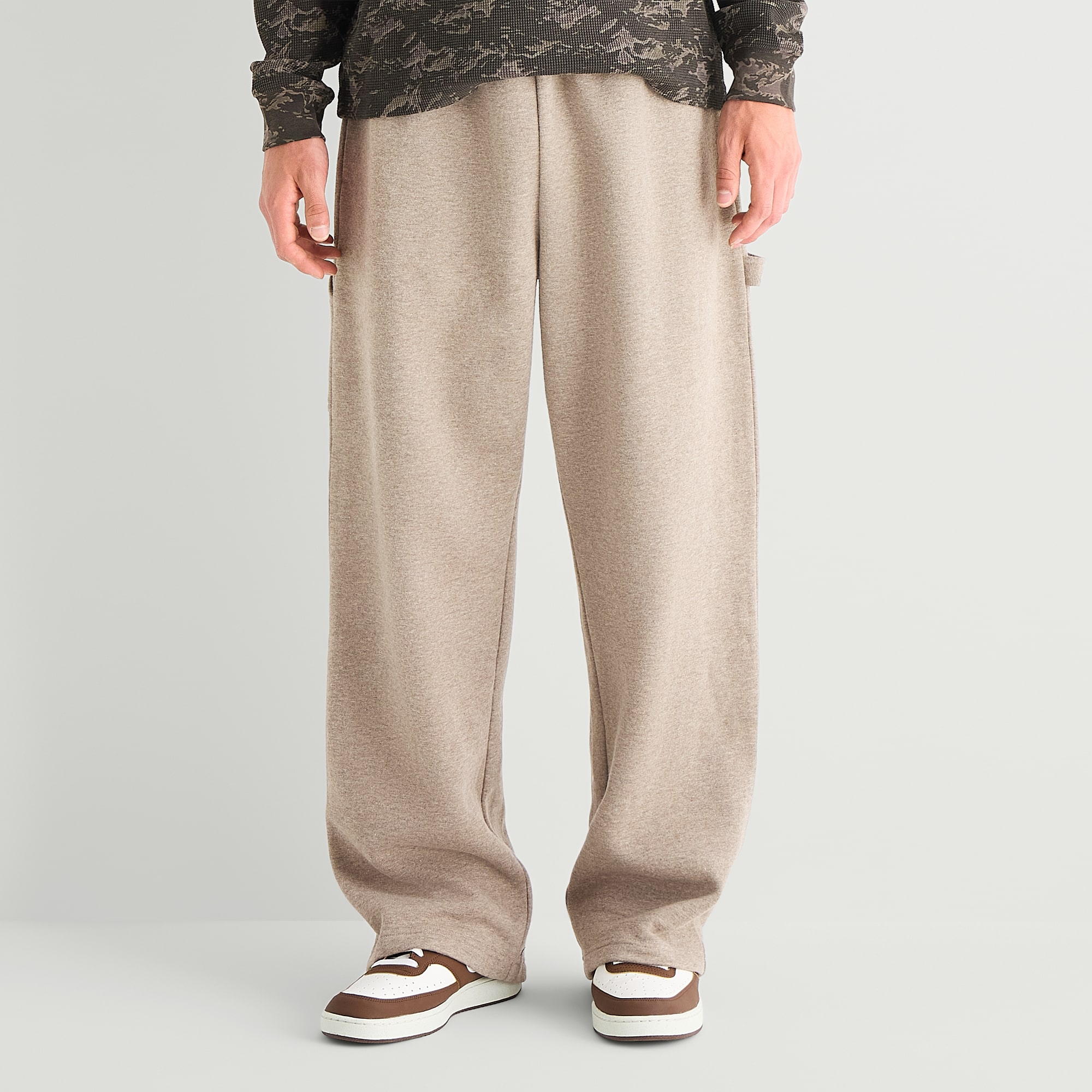 Arizona Mens Loose Fit Fleece Sweatpant