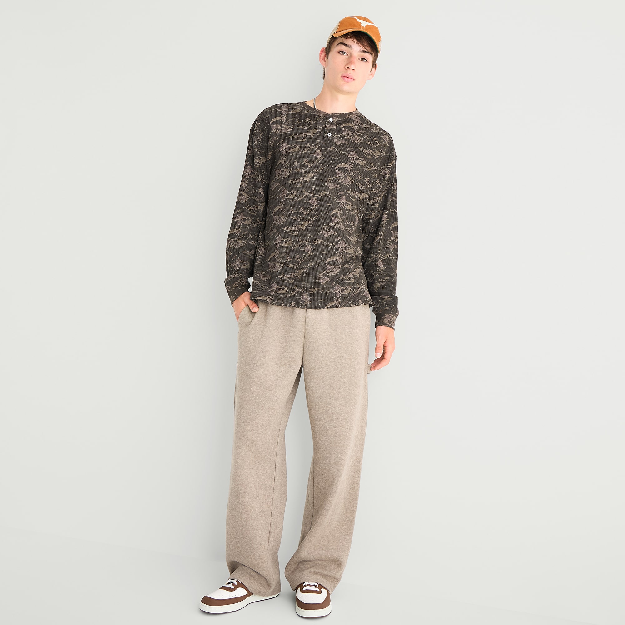 Arizona Mens Loose Fit Fleece Sweatpant