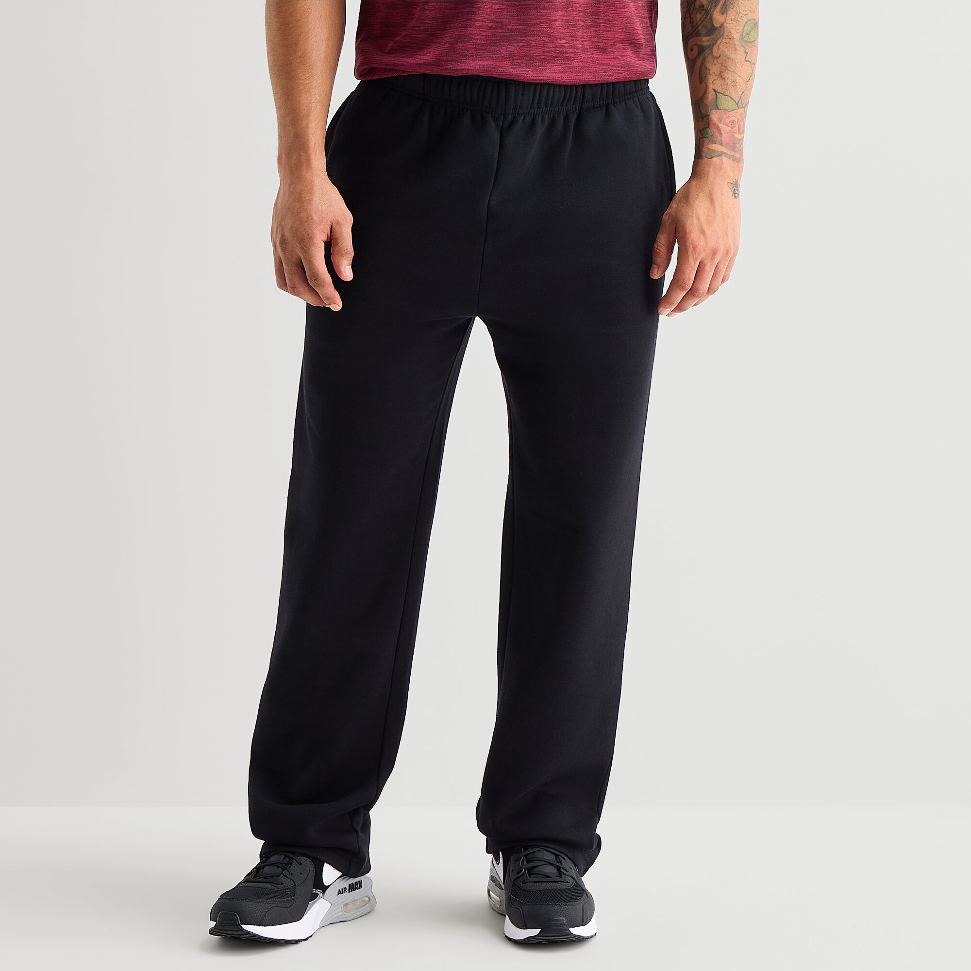 Xersion Mens Straight Mid Rise Regular Fit Workout Pant