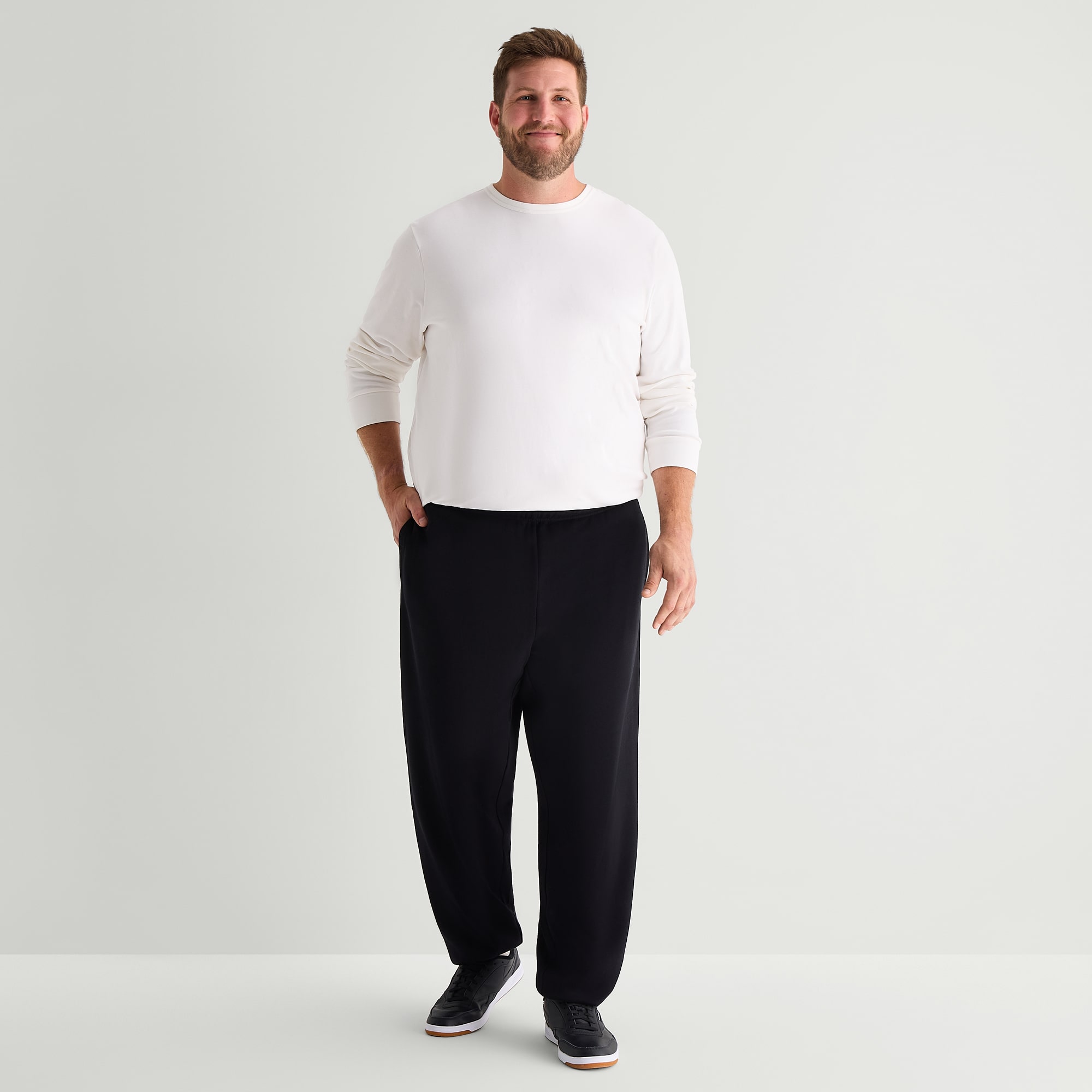 Xersion Sweatpant Mens Straight Mid Rise Regular Fit Big and Tall Fleece