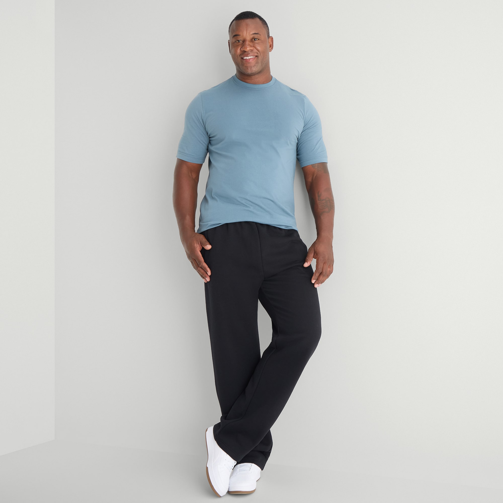 Xersion Sweatpant Mens Straight Mid Rise Regular Fit Big and Tall Workout Pant