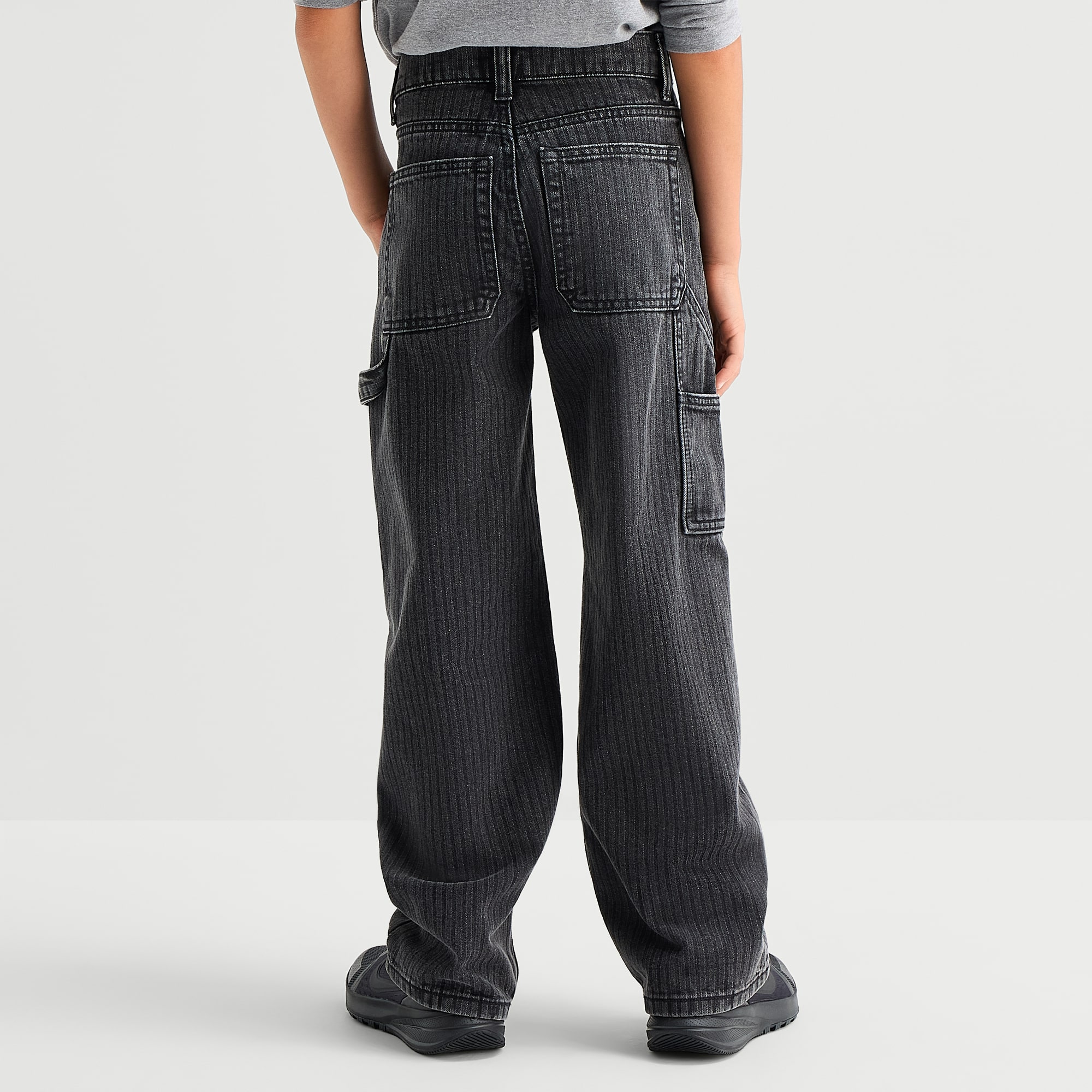 Thereabouts Little & Big Kid Boys Adjustable Waist Loose Fit Carpenter Jean